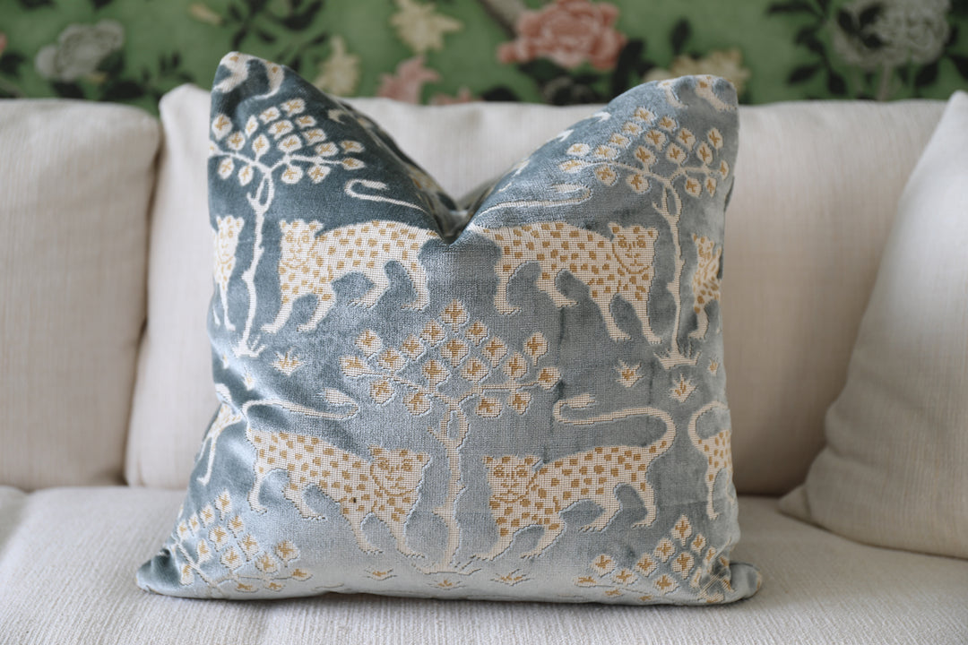 "Woodland Velvet" by Schumacher Pillow