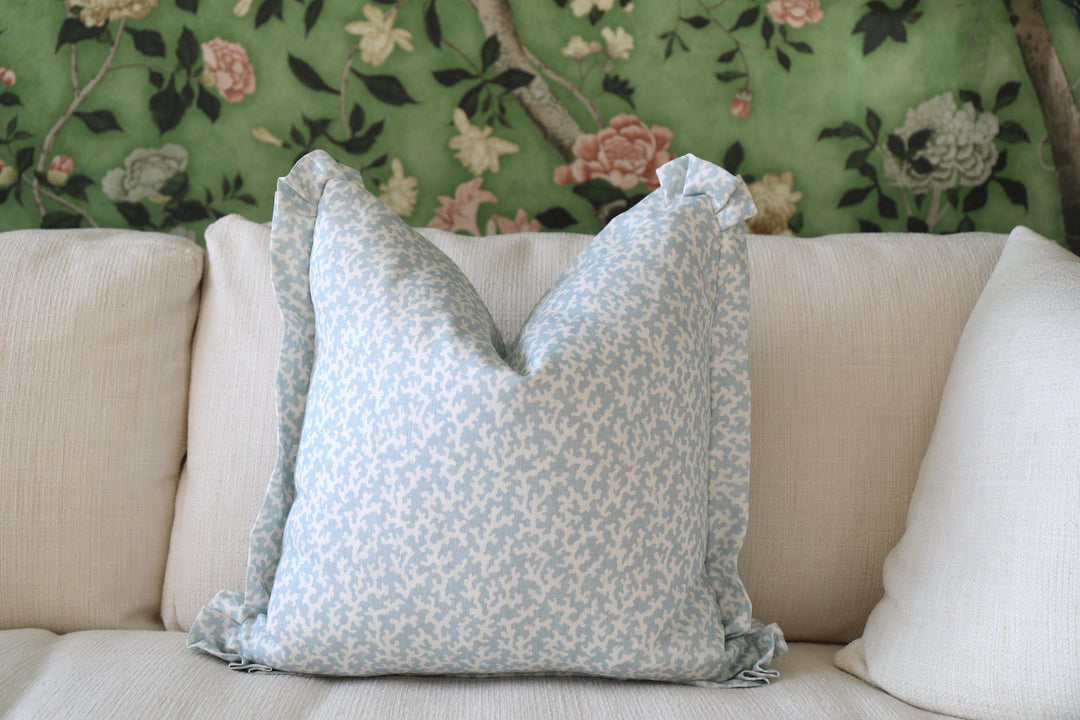 "Folly" by Schumacher Butterfly Flange Pillow