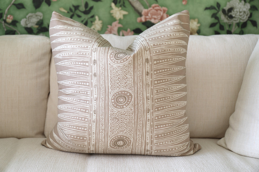 Lee Jofa "Indian Zag" Pair of Pillows