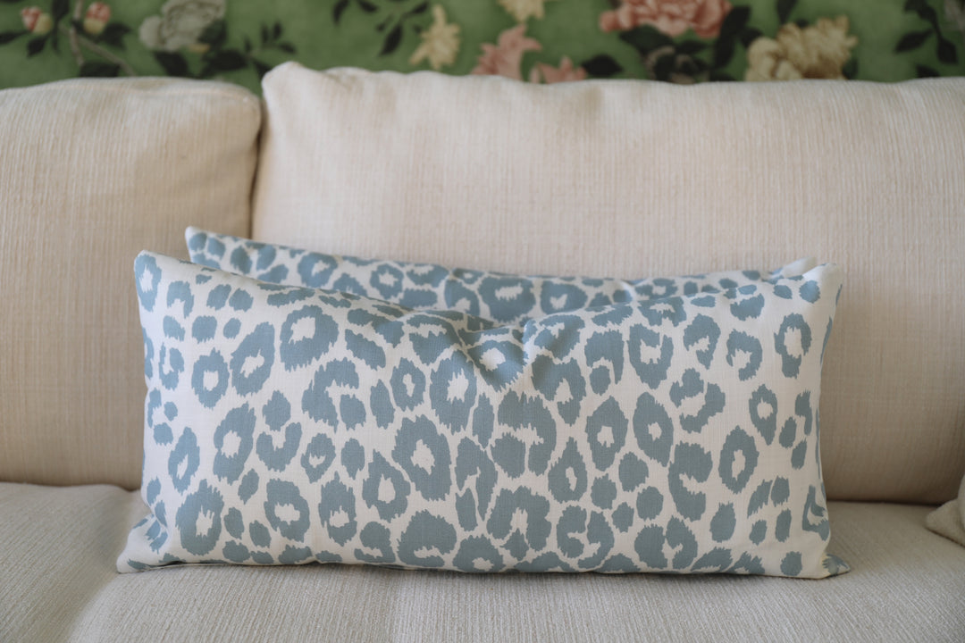 "Iconic Leopard" by Schumacher Lumbar Pillow