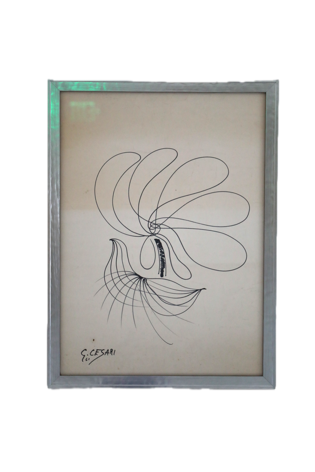 Georges Cessari Original Antique Figure Drawing (1923-1982)