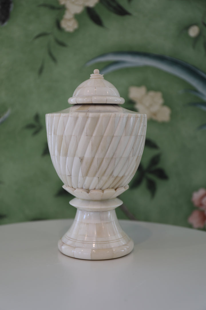 Bone Lidded Jars