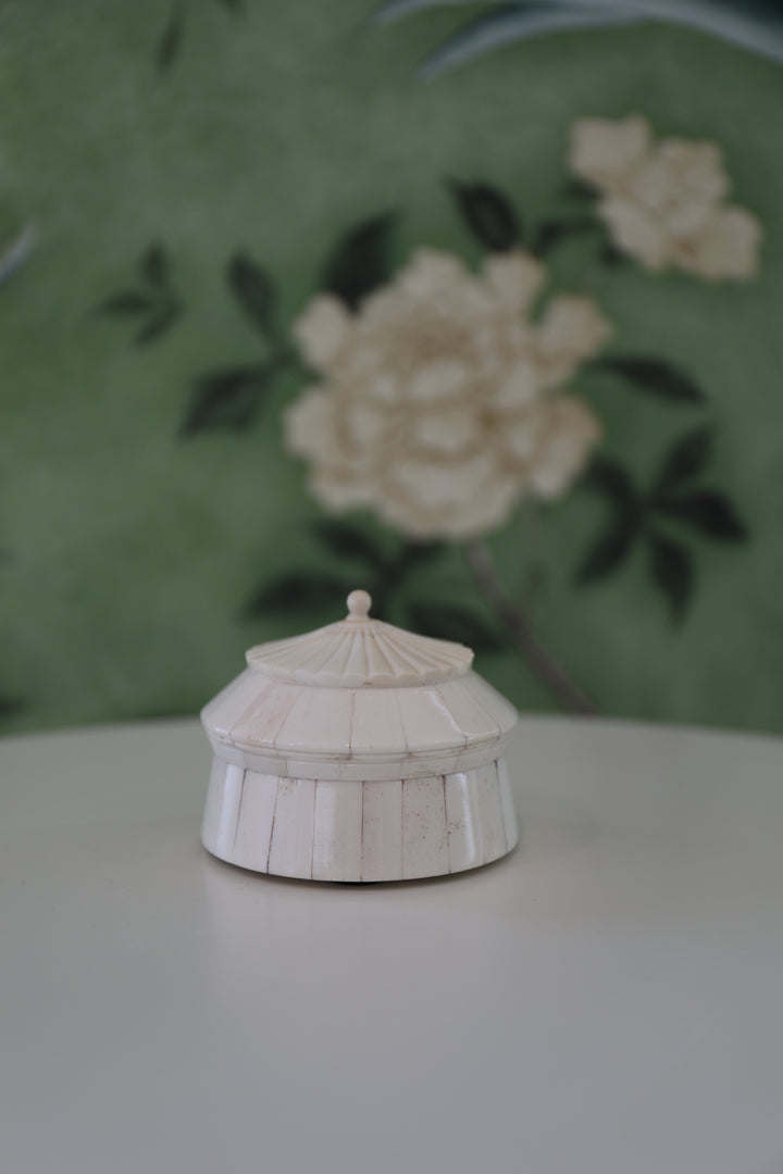 Bone Lidded Jars