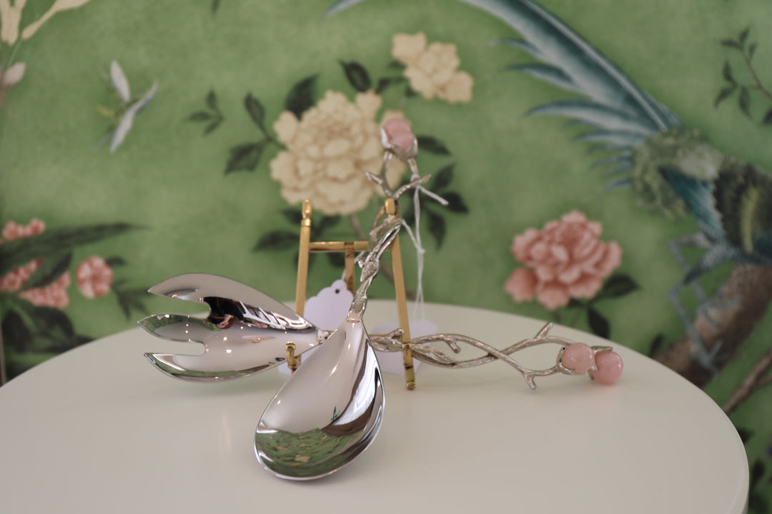 Hyaline Set of Two Salad Servers