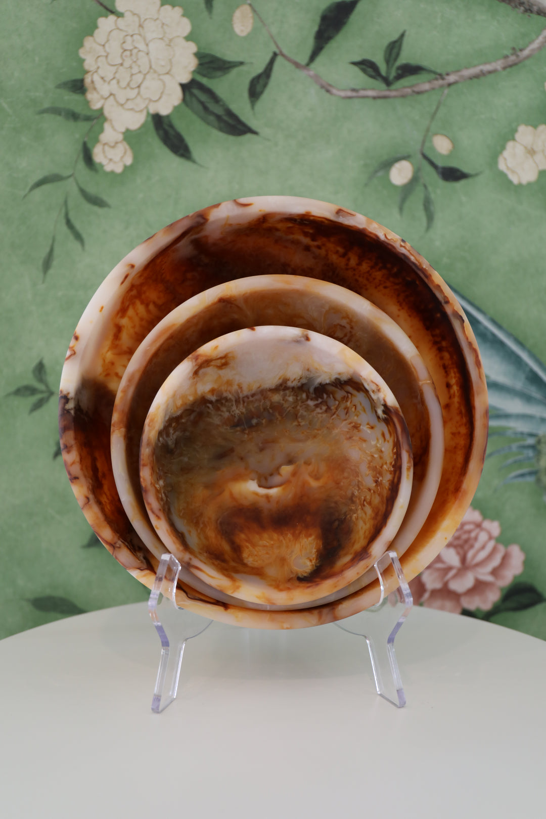 Serving Bowls - Set of 3 bowls - Hand-poured Resin