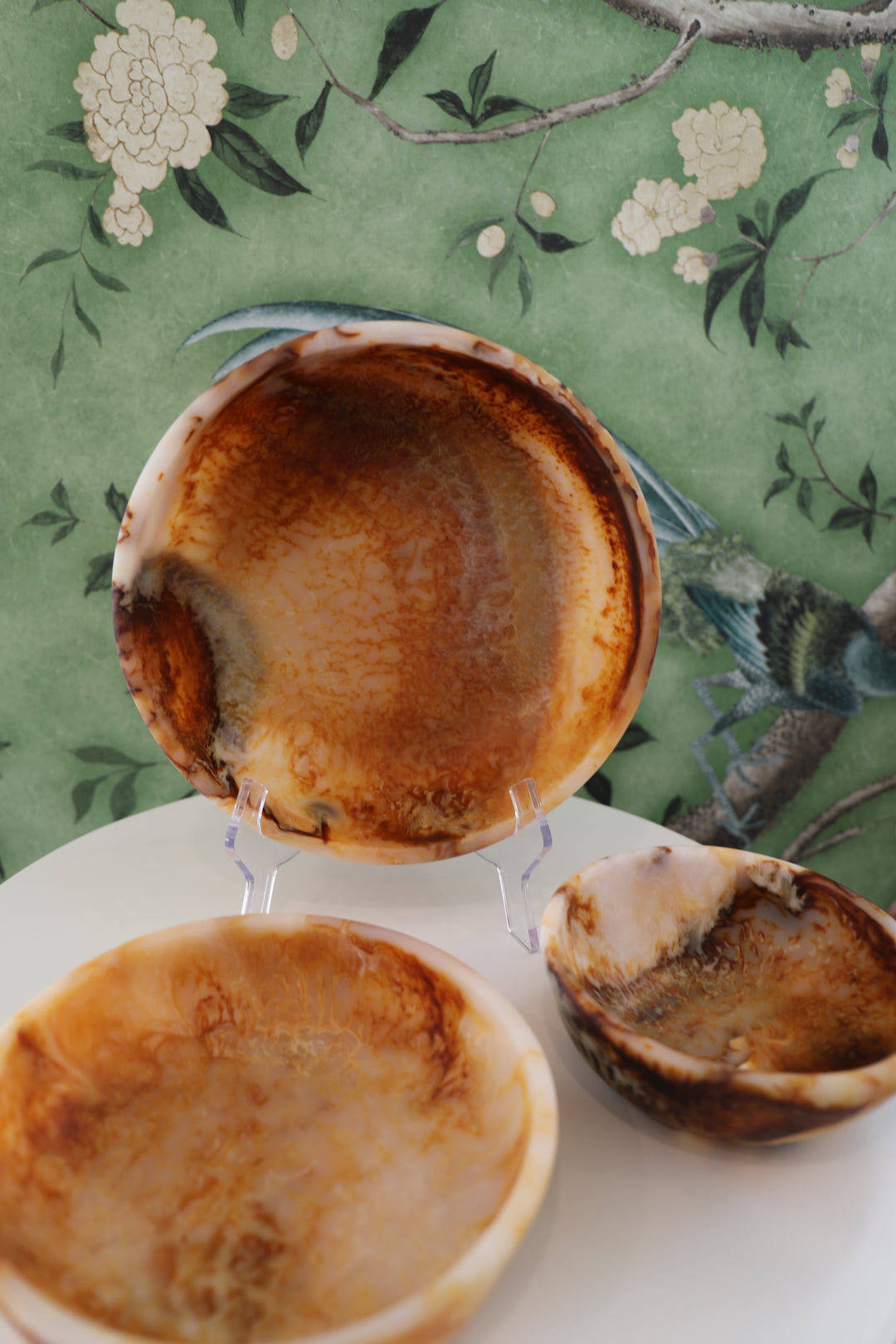Serving Bowls - Set of 3 bowls - Hand-poured Resin
