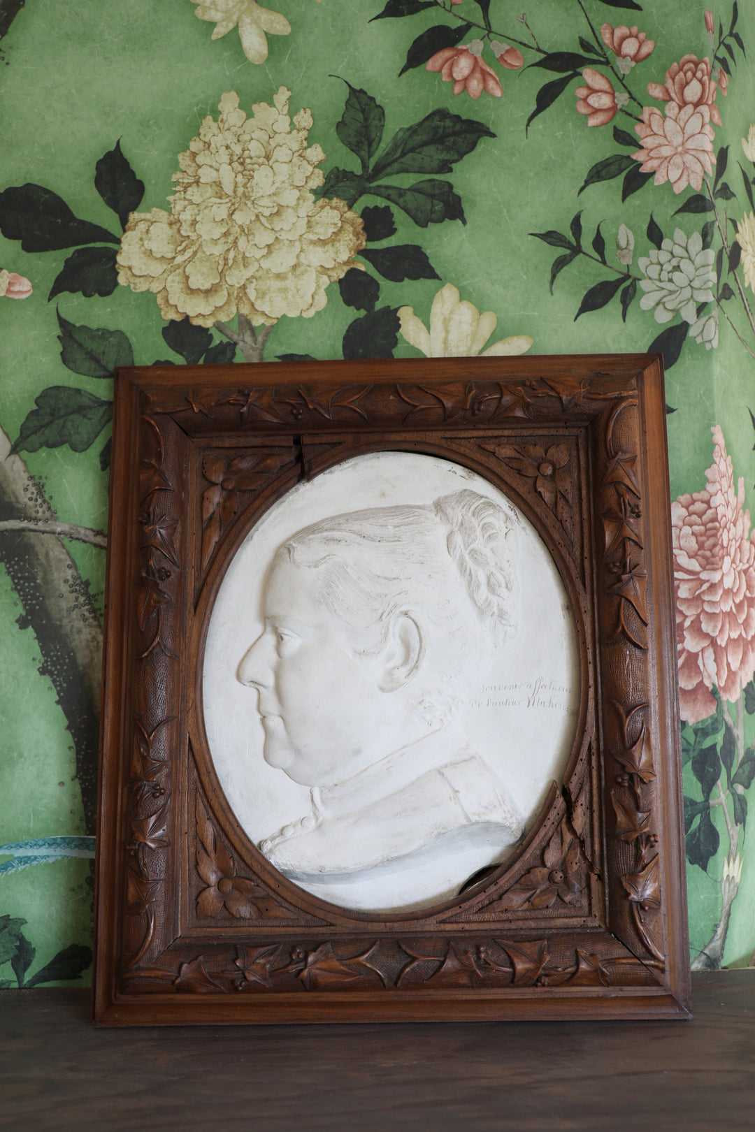 Pair of French Plaster Portrait Reliefs, Late 19th century (c. 1880–1900), France