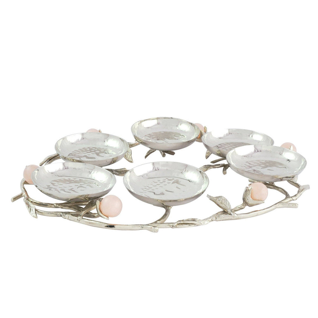 Hyaline Pink Seder Plate