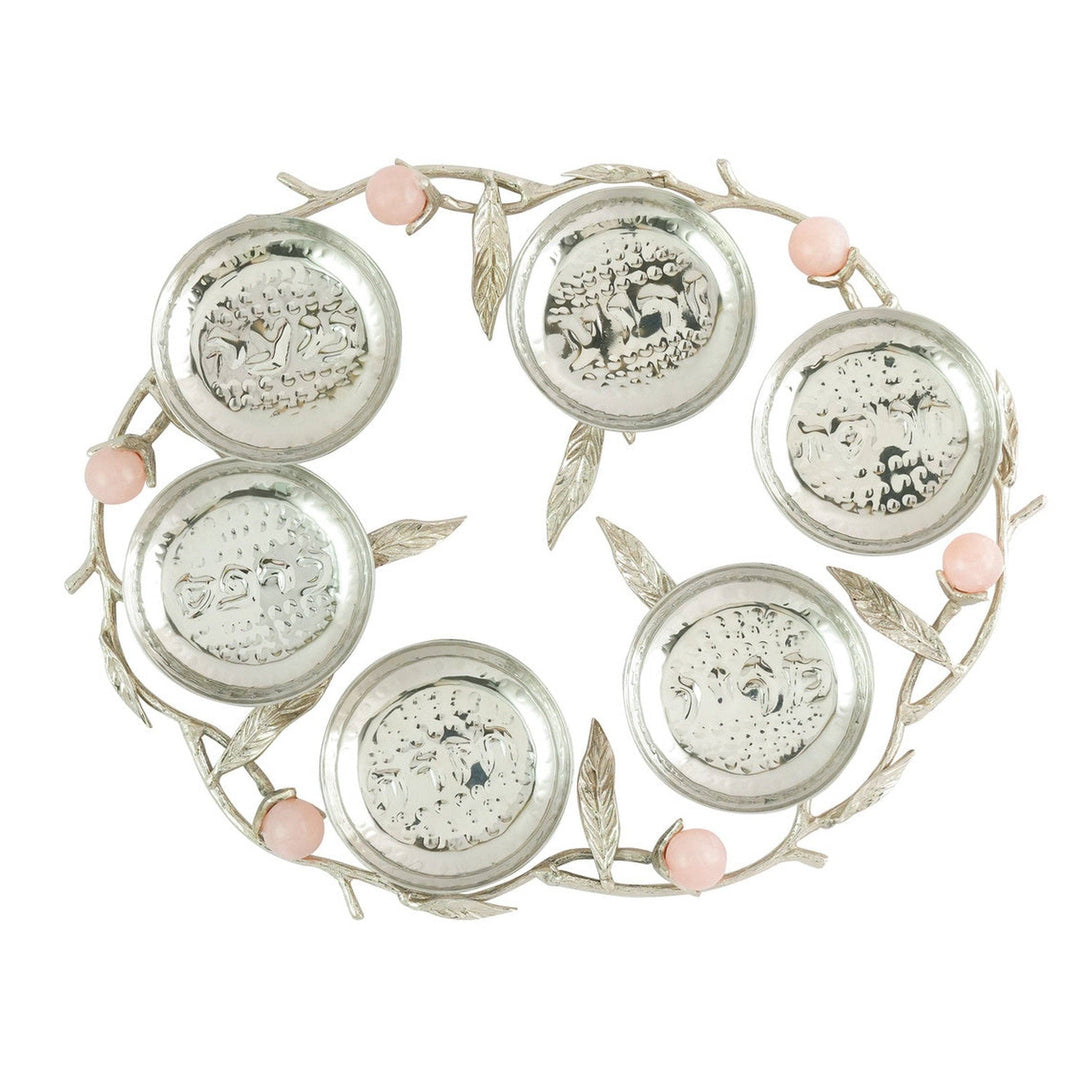 Hyaline Pink Seder Plate