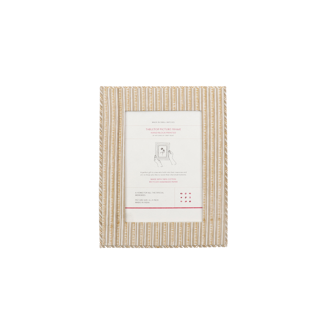 Clémence Picture Frame, Mustard