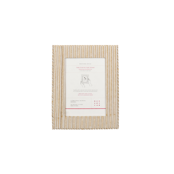 Clémence Picture Frame, Mustard