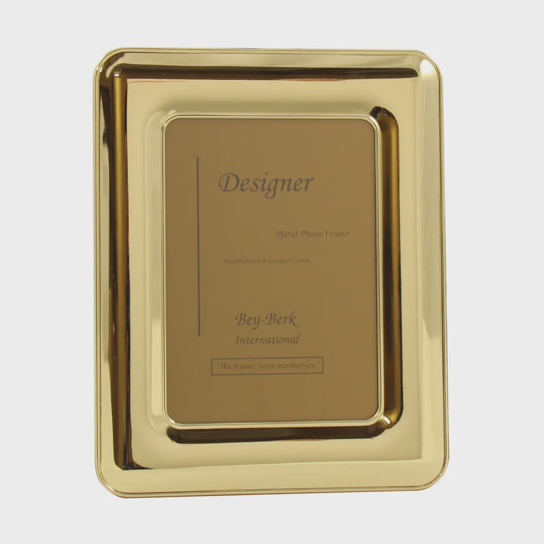 8" X 10" Brass Picture Frame