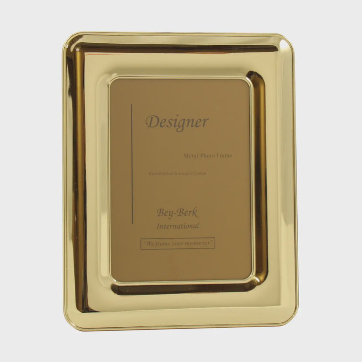 8" X 10" Brass Picture Frame