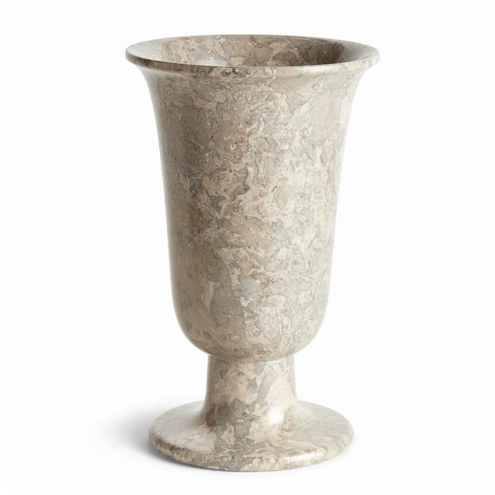 Claria Marble Footed Vase