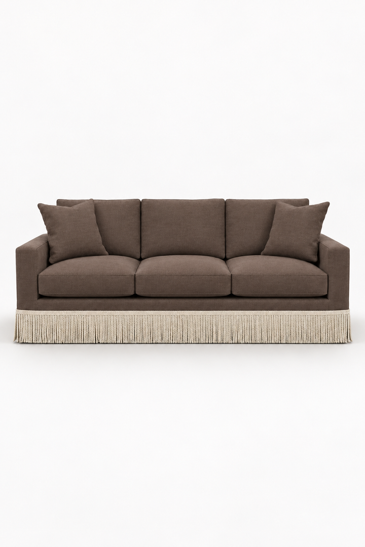 Oscar Buillion Fringe Performance Sofa - 82"