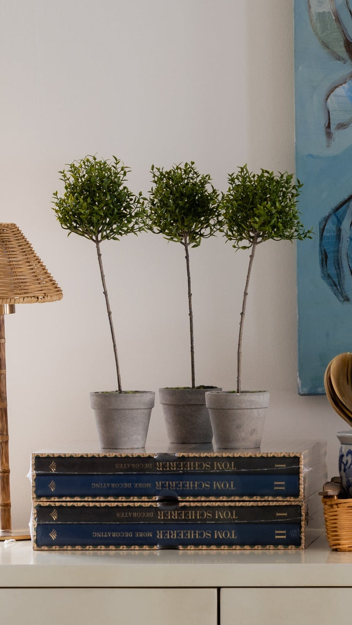Faux Thyme Topiary