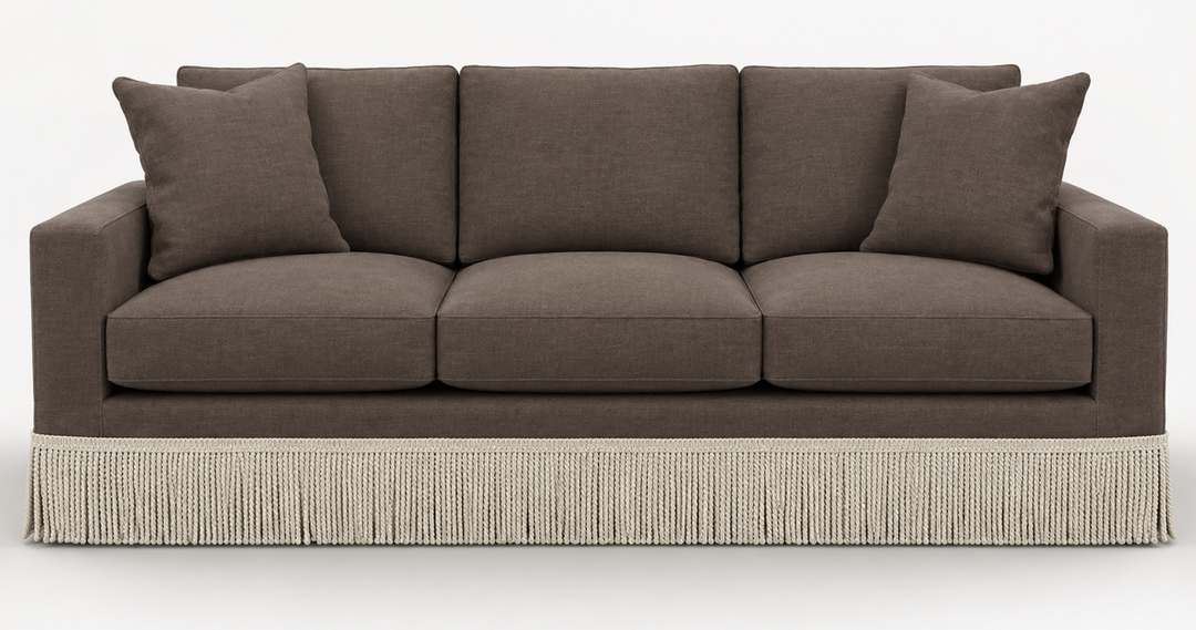 Oscar Buillion Fringe Performance Sofa - 82"