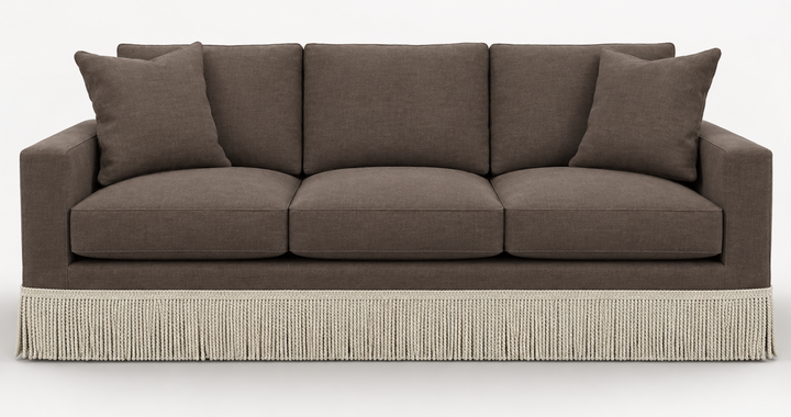 Oscar Buillion Fringe Performance Sofa - 82"