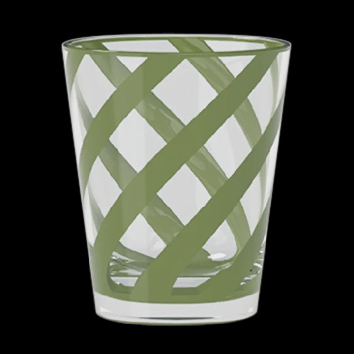 Trattoria Khaki Acrylic Tumbler Glass, Set of 4