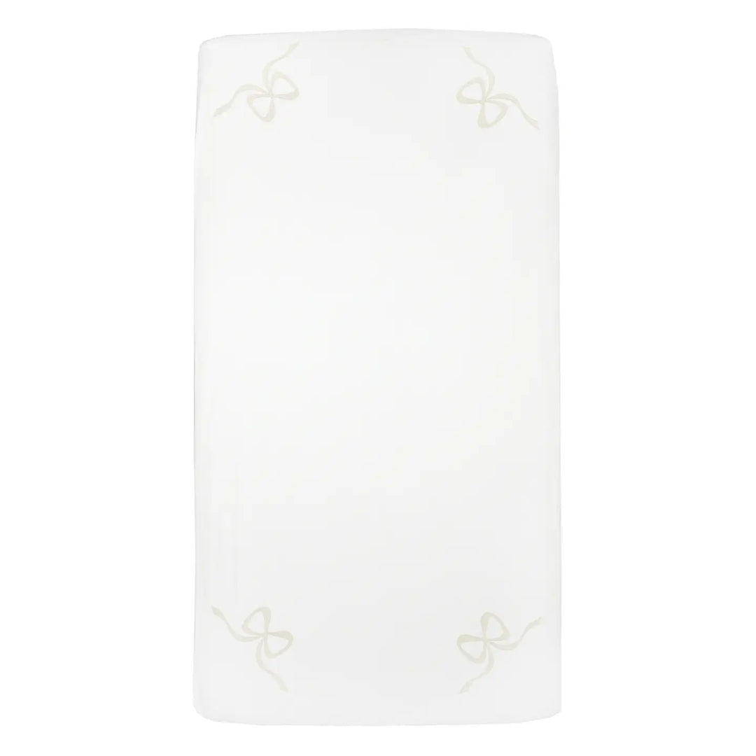 Lucy Bow  Fitted Crib Sheet