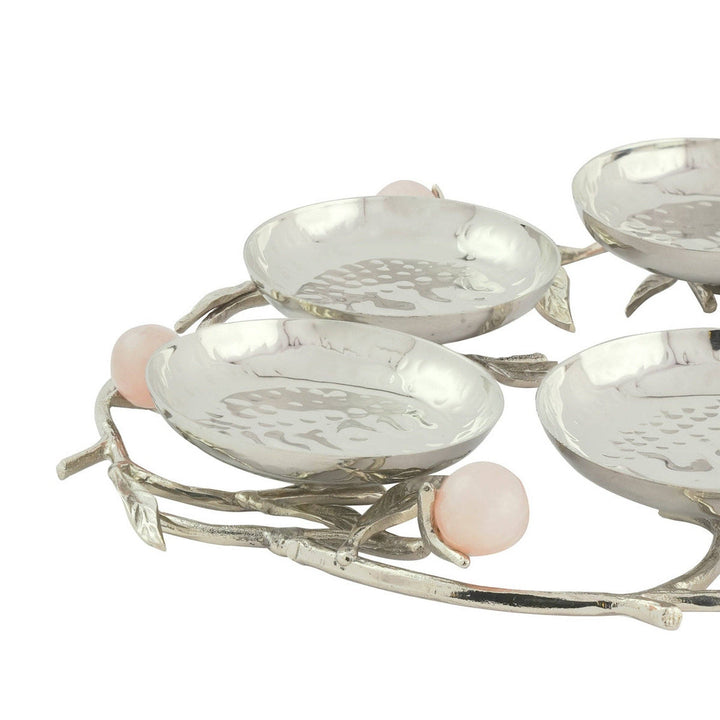 Hyaline Pink Seder Plate