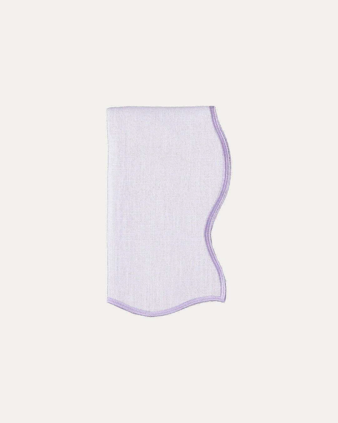 Linen Napkin, Violet with Violet