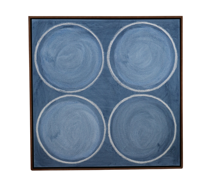 Kayce Hughes Original Art; Blue Force Circles