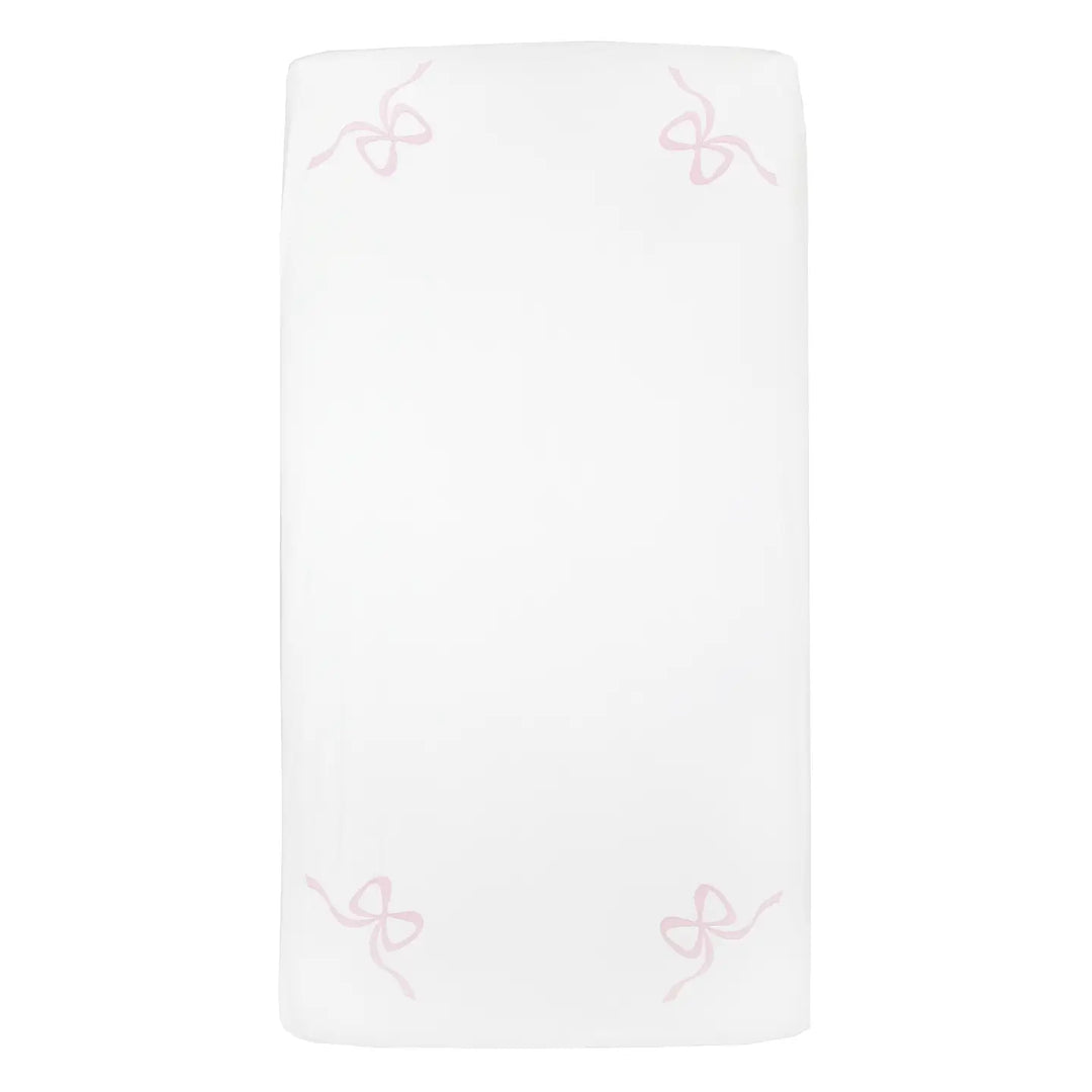 Lucy Bow  Fitted Crib Sheet