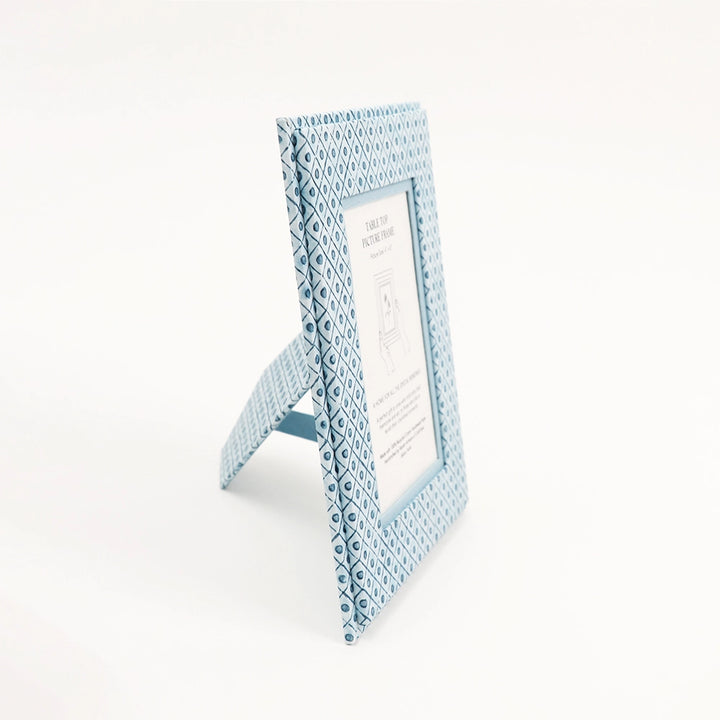 Hand Blocked Picture Frame , Indigo