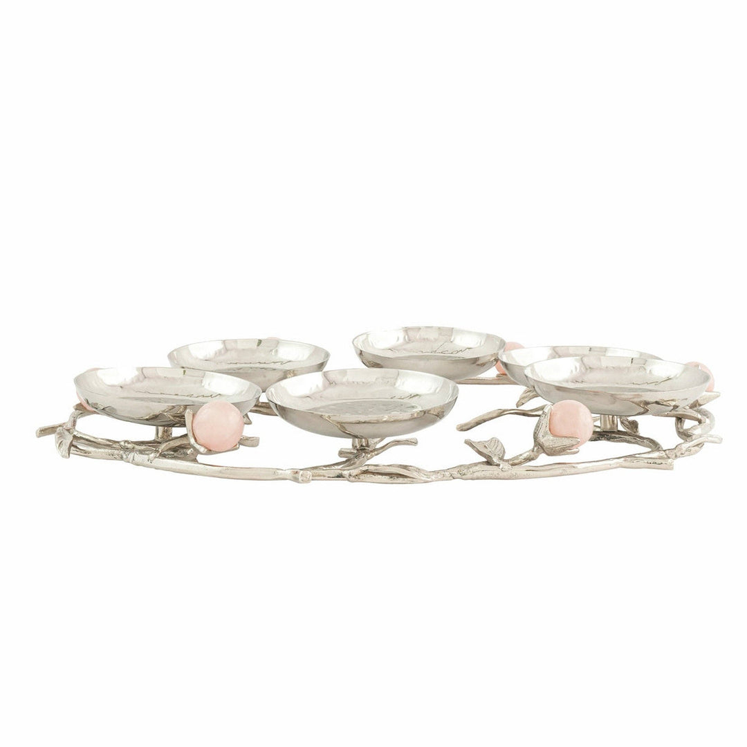 Hyaline Pink Seder Plate