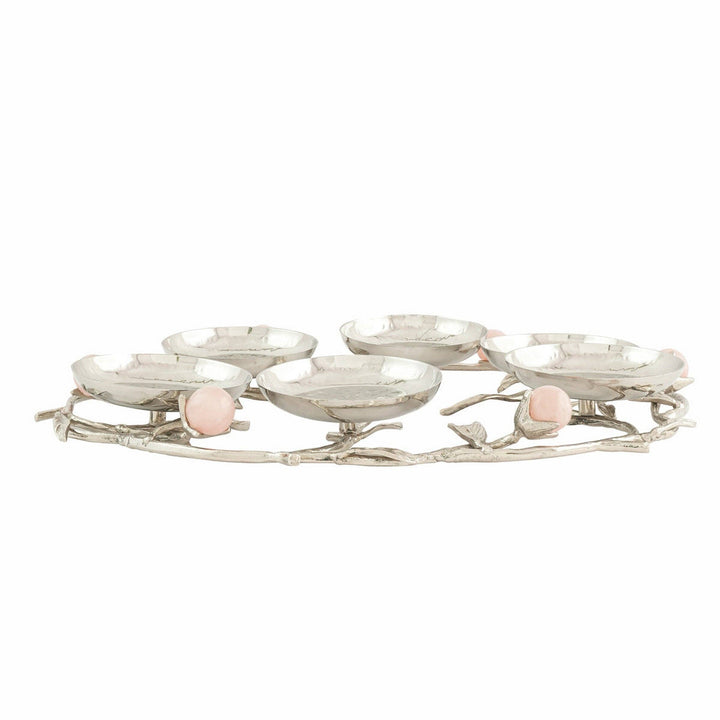 Hyaline Pink Seder Plate